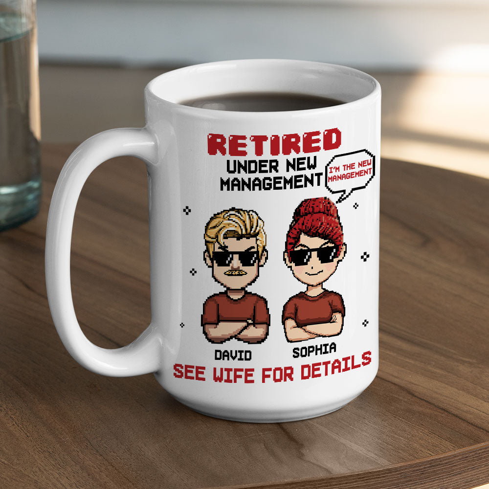 Under Wife Management - Personalized Custom Coffee Mug