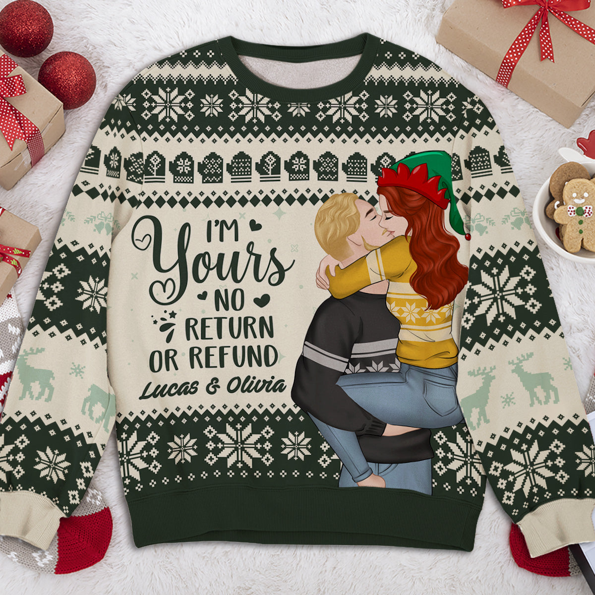 First Christmas - Personalized Custom All-over-print Sweatshirt