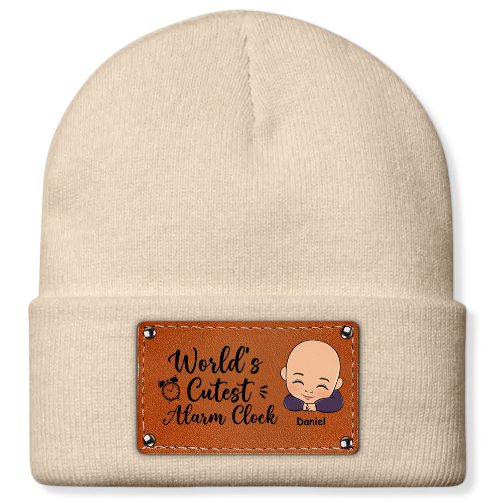 The Cutest Alarm Clock - Personalized Custom Beanie