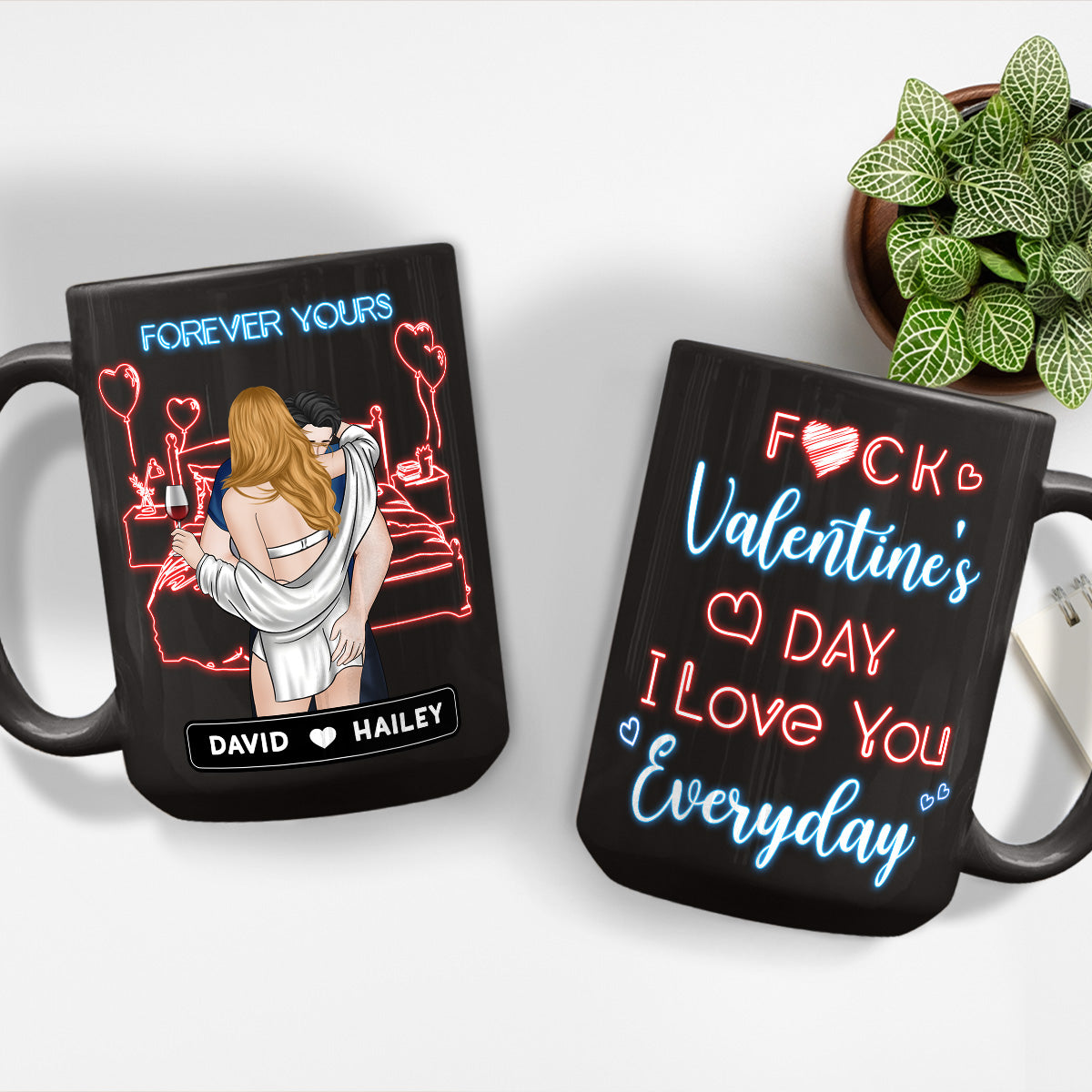 Love You Everyday -  Personalized Custom Coffee Mug