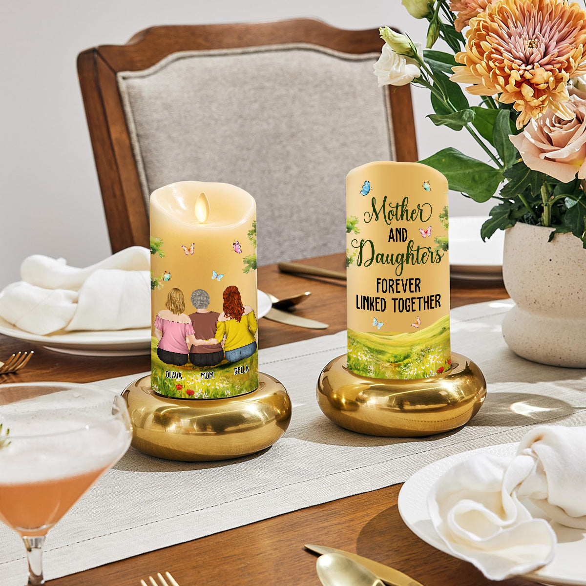 Link Forever - Personalized Custom LED Candle