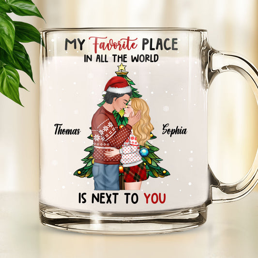 You Are My Favorite Place - Personalized Custom Glass Mug