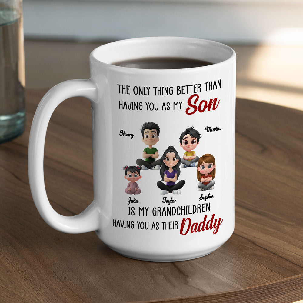 Having You As My Son 2 - Personalized Custom Coffee Mug