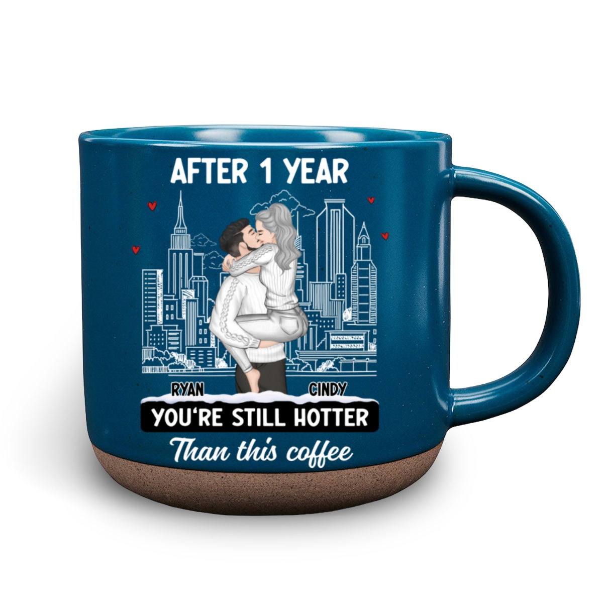 You Are Hotter Than Coffee - Personalized Custom Pottery Mug
