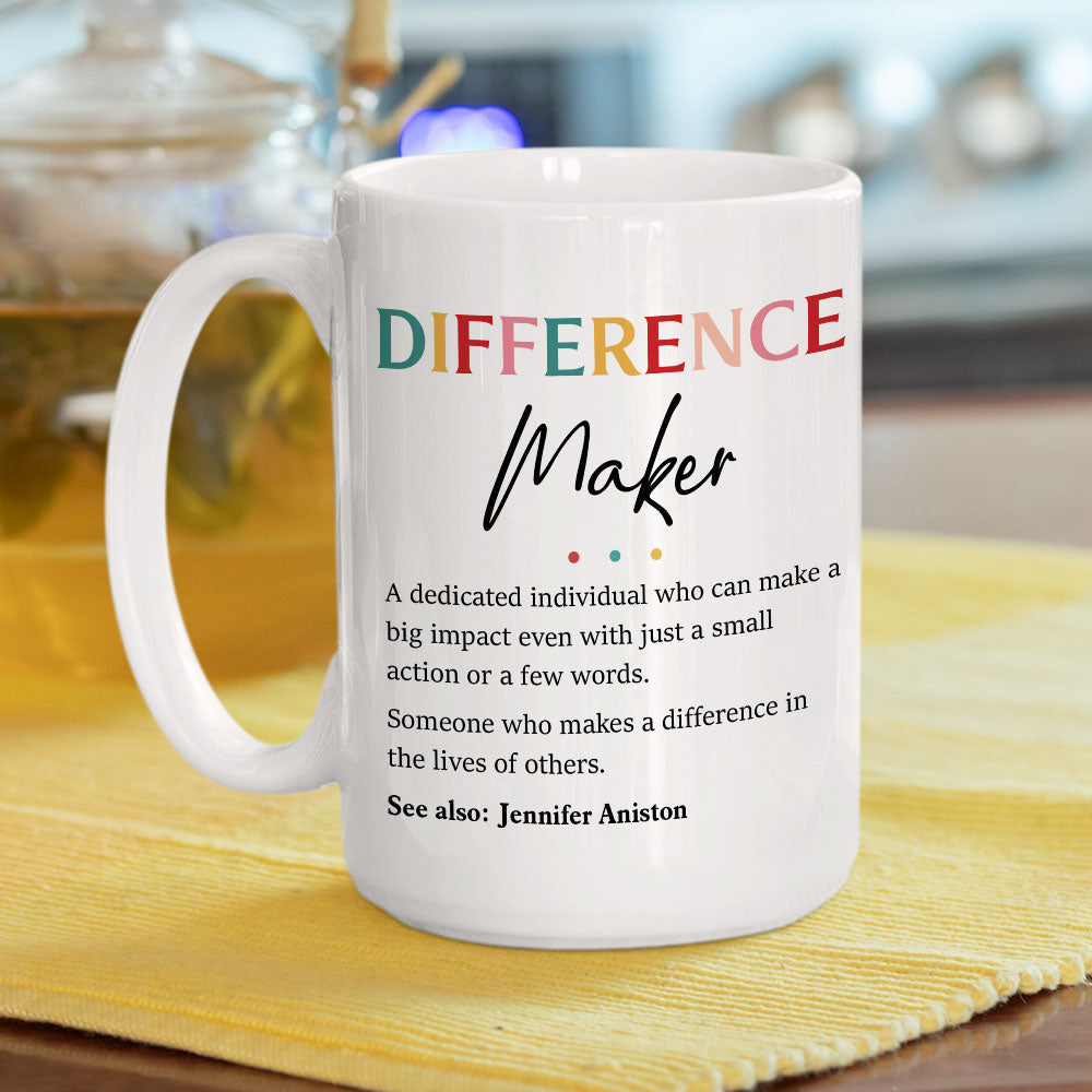 Difference Maker - Personalized Custom Mug