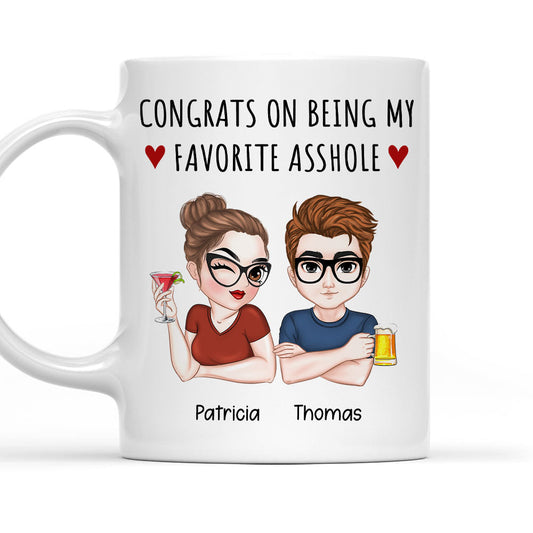 Lucky Man - Personalized Custom Coffee Mug