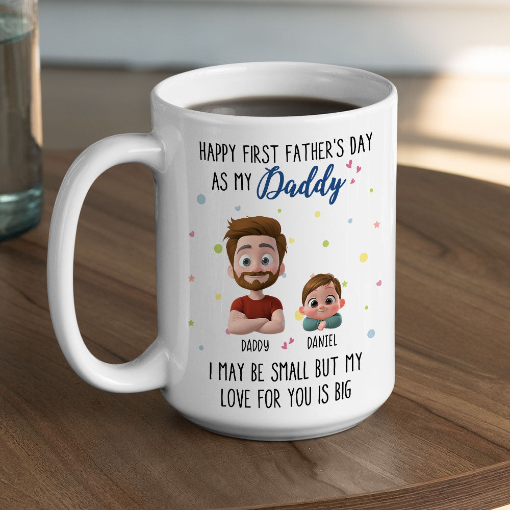 Father Day With Baby - Personalized Custom Coffee Mug