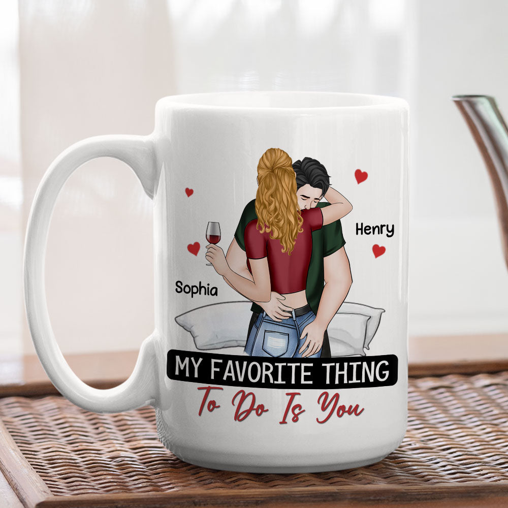 It Started With A Message - Personalized Custom Coffee Mug
