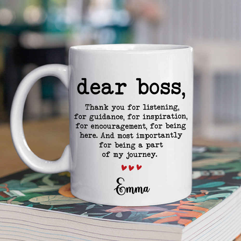 Thank You Boss - Personalized Custom Mug