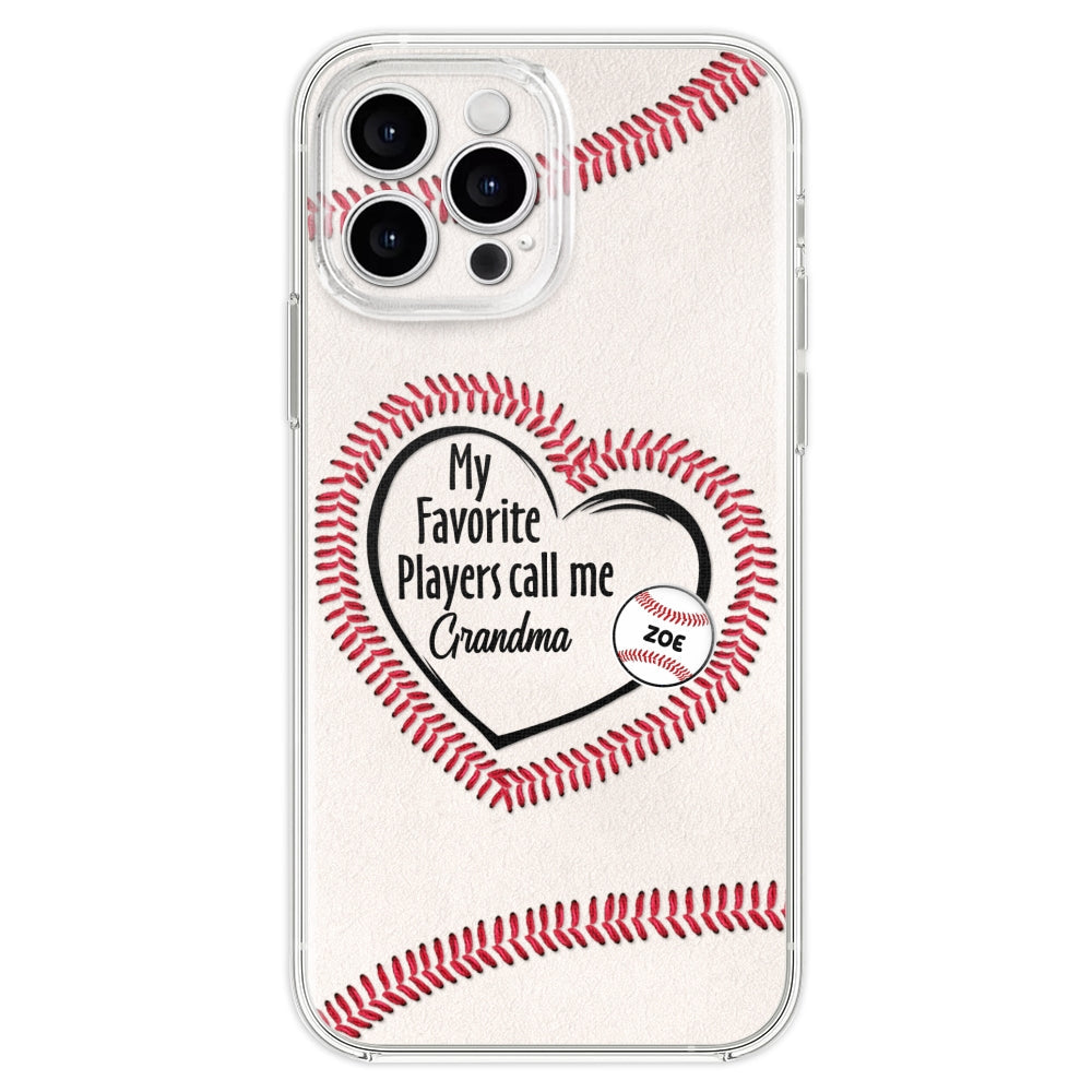 My Favorite Player Call Me - Personalized Custom Phone Case