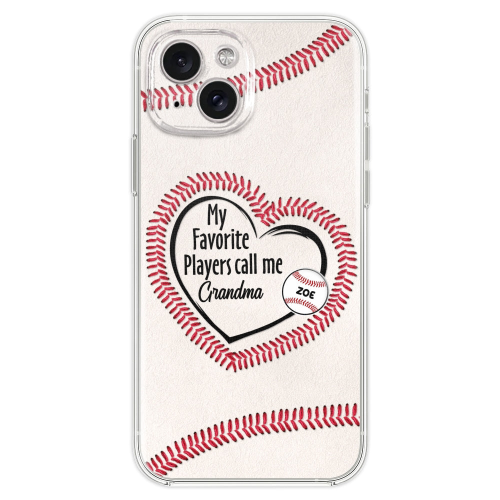 My Favorite Player Call Me - Personalized Custom Phone Case