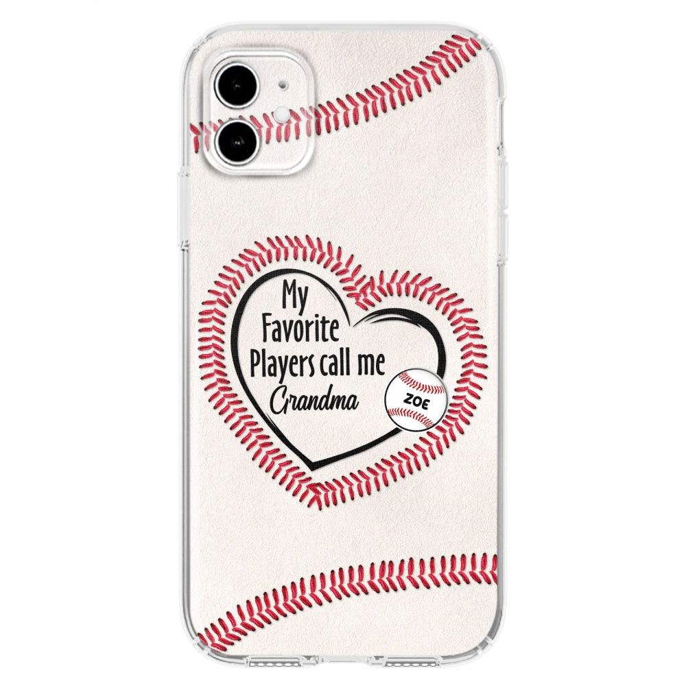 My Favorite Player Call Me - Personalized Custom Phone Case