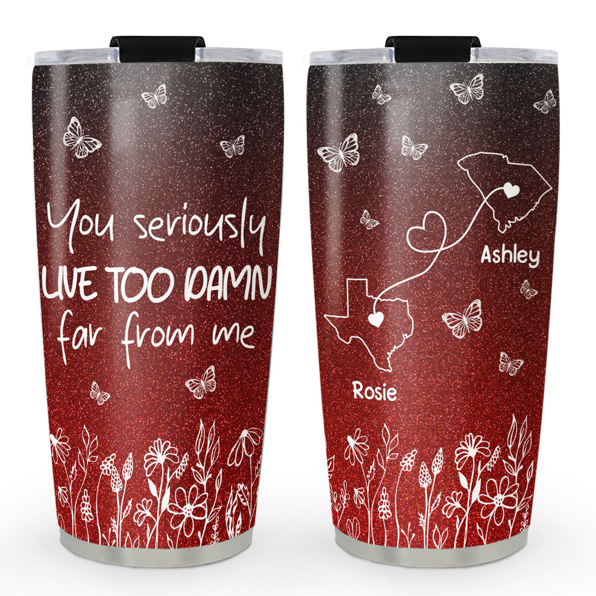 Long Distance Friend - Personalized Custom Tumbler