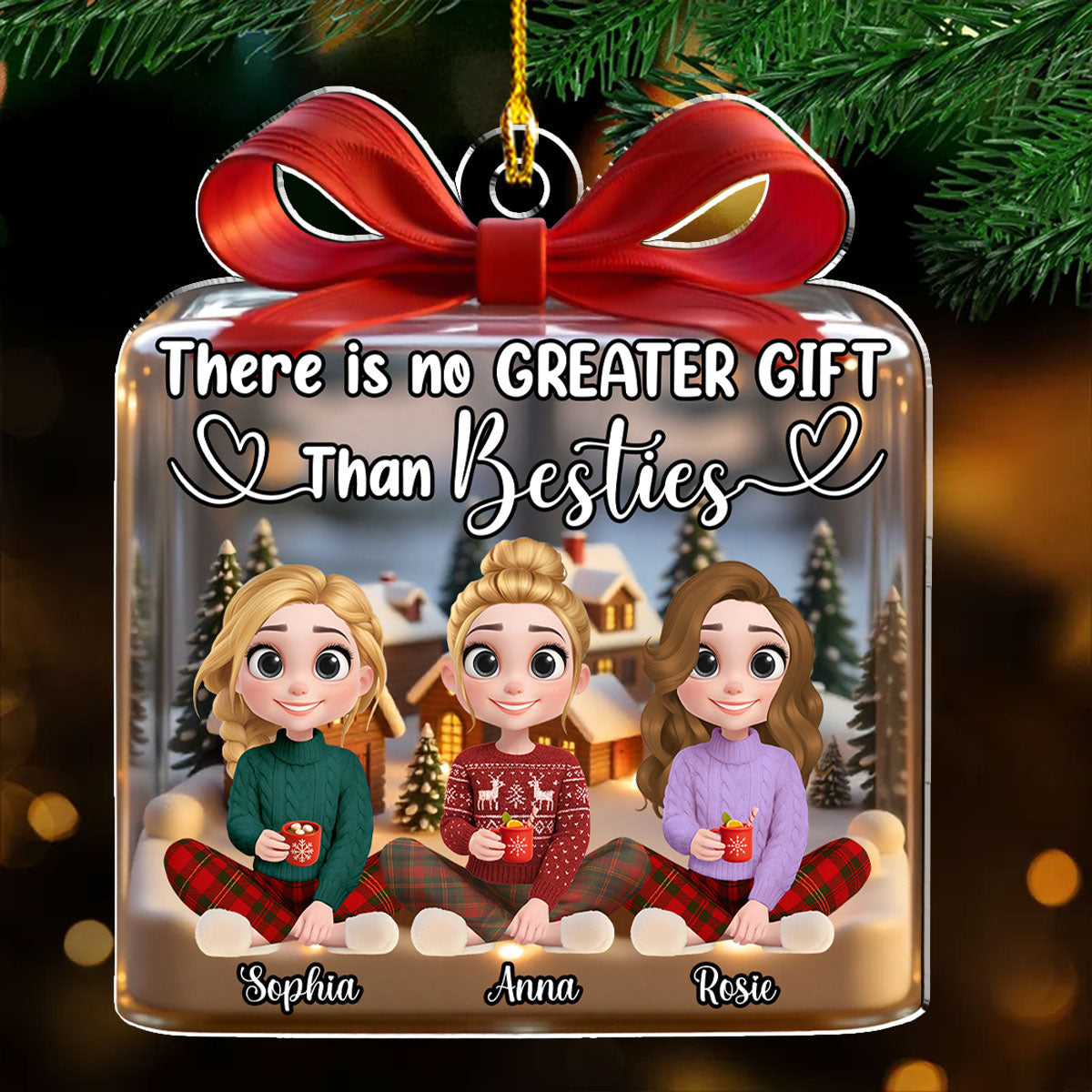 No Greater Gift - Personalized Custom Acrylic Ornament