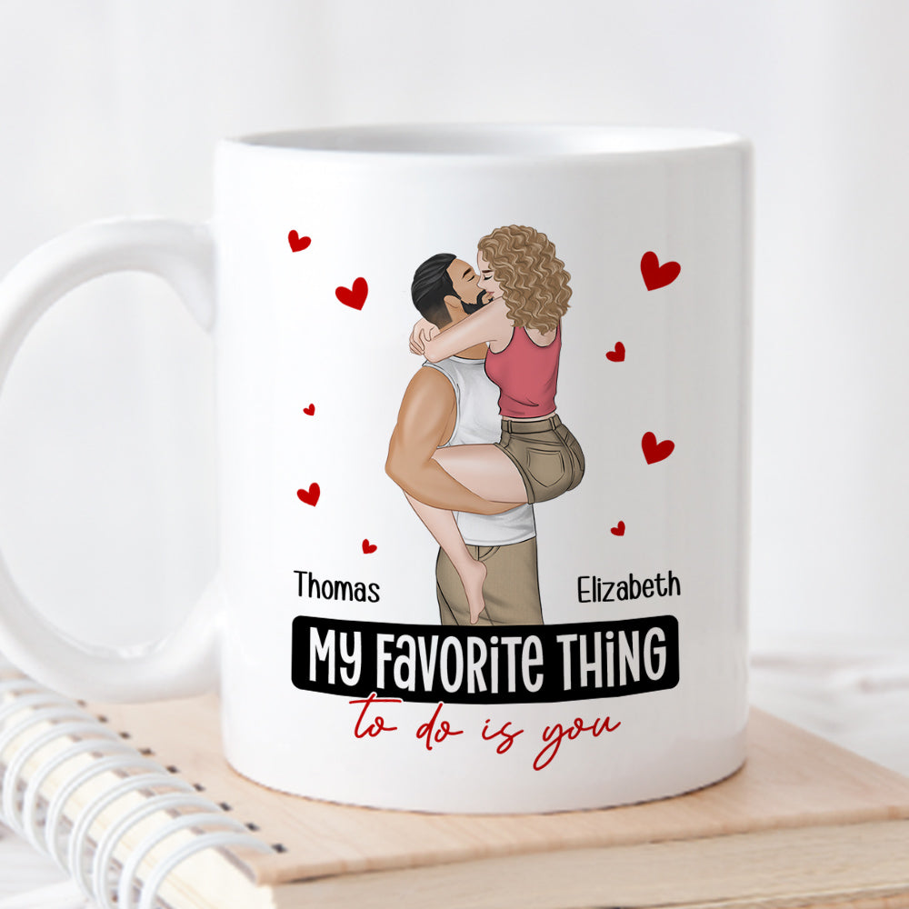 My Favorite Thing - Personalized Custom Coffee Mug