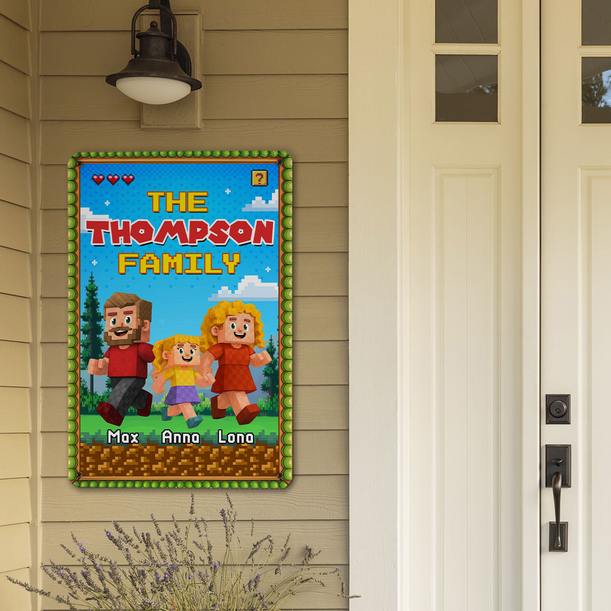 The Family - Personalized Custom 3D Inflated Effect Metal Sign