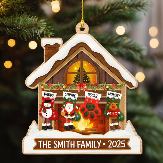 Our Winter Wonderland - Personalized Custom Wood Ornament