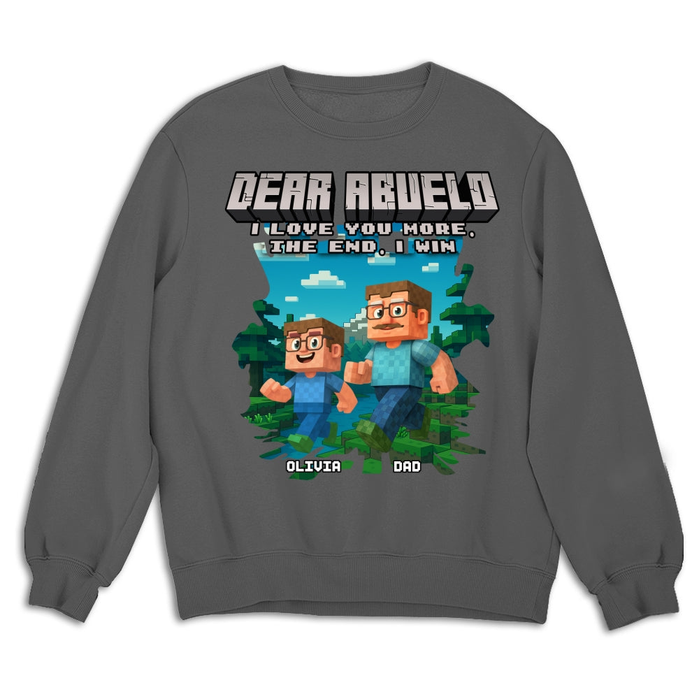 Dear Papa We Love You - Personalized Custom Shirt