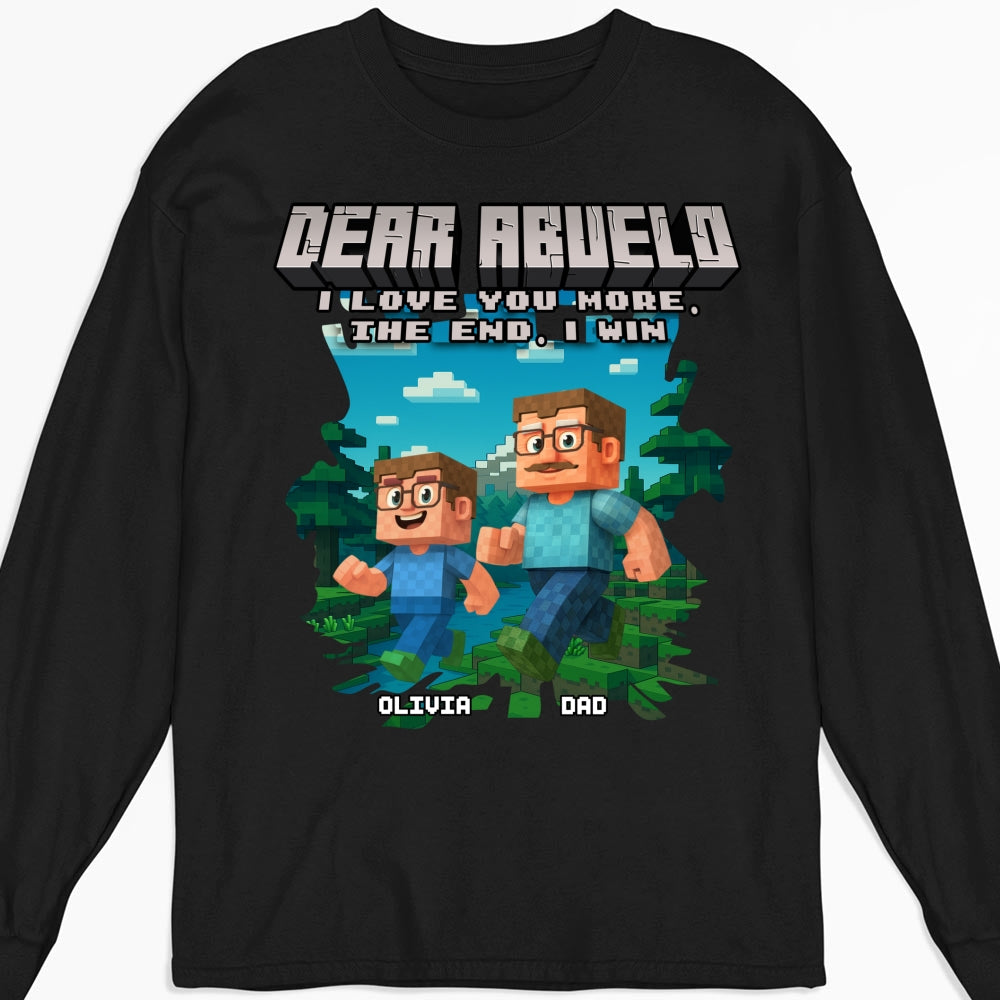 Dear Papa We Love You - Personalized Custom Shirt