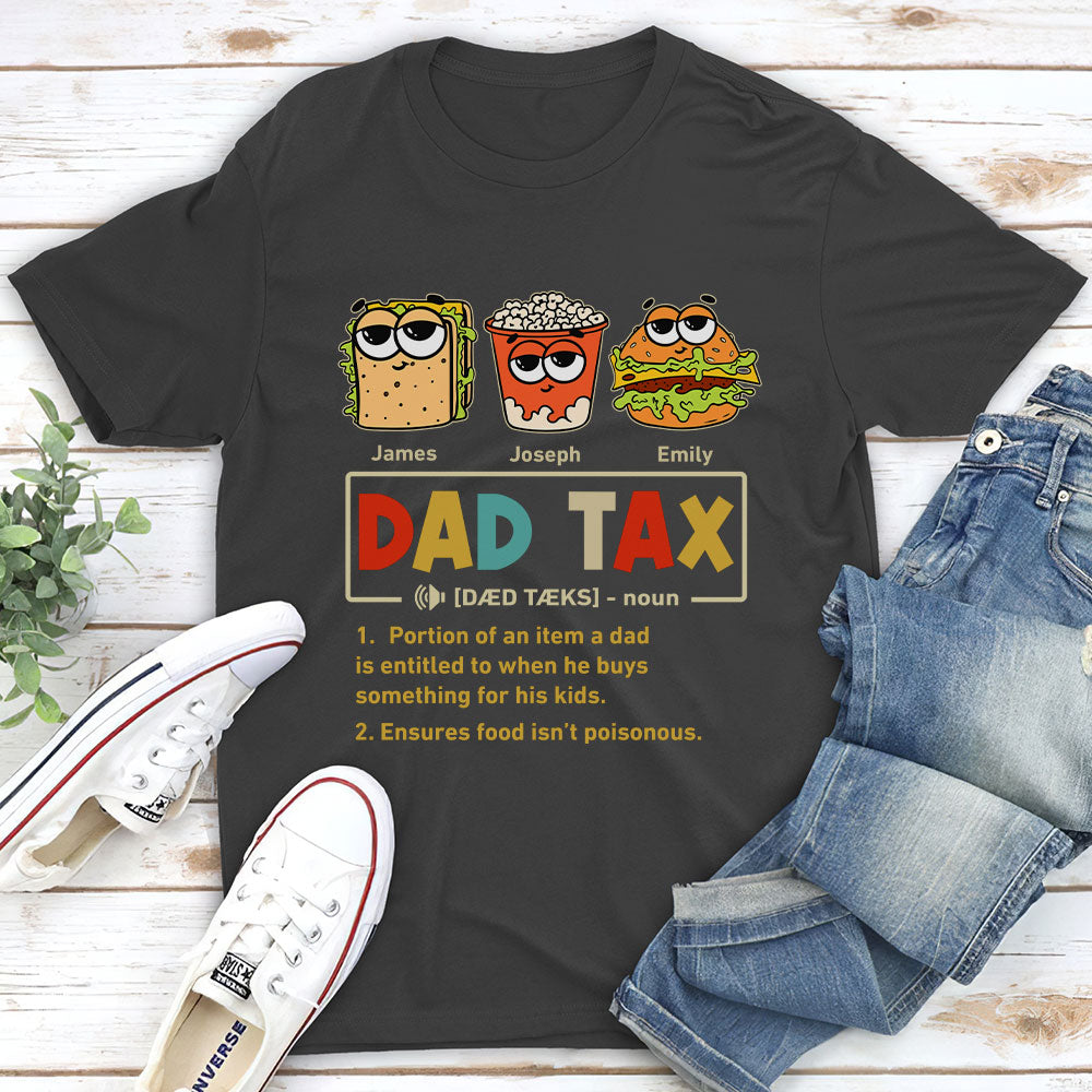 Taste Test Approved By Dad - Personalized Custom Shirt