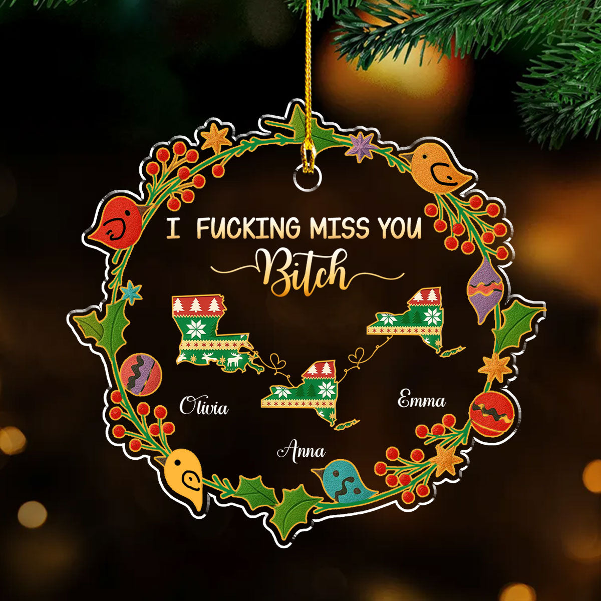 Have A Merry Christmas  - Personalized Custom Acrylic Ornament