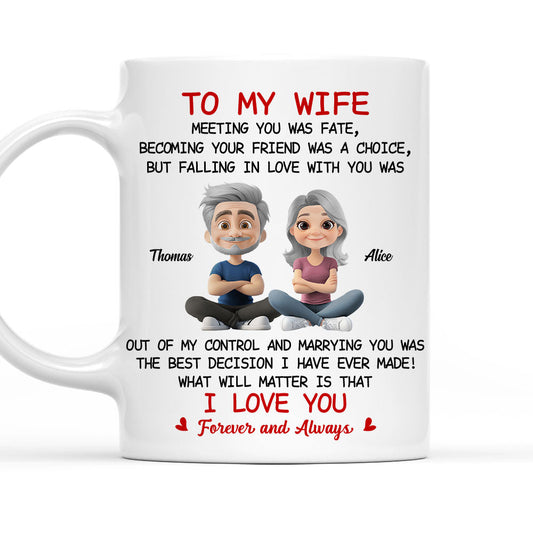 Falling In Love With You - Personalized Custom Coffee Mug