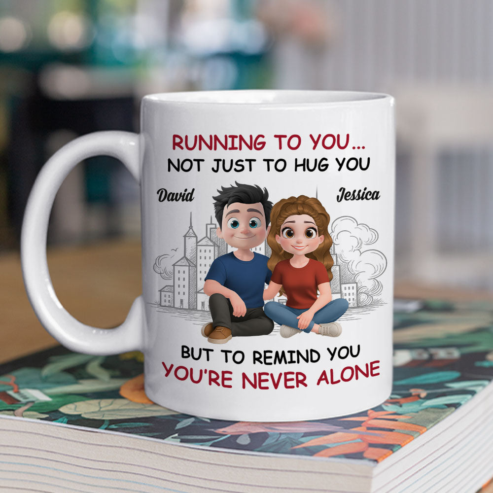 Heart Runs Home To You - Personalized Custom Coffee Mug