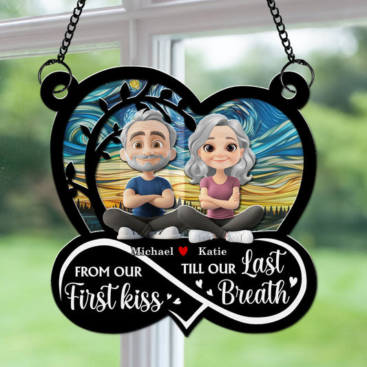 Forever Love You - Personalized Custom Suncatcher