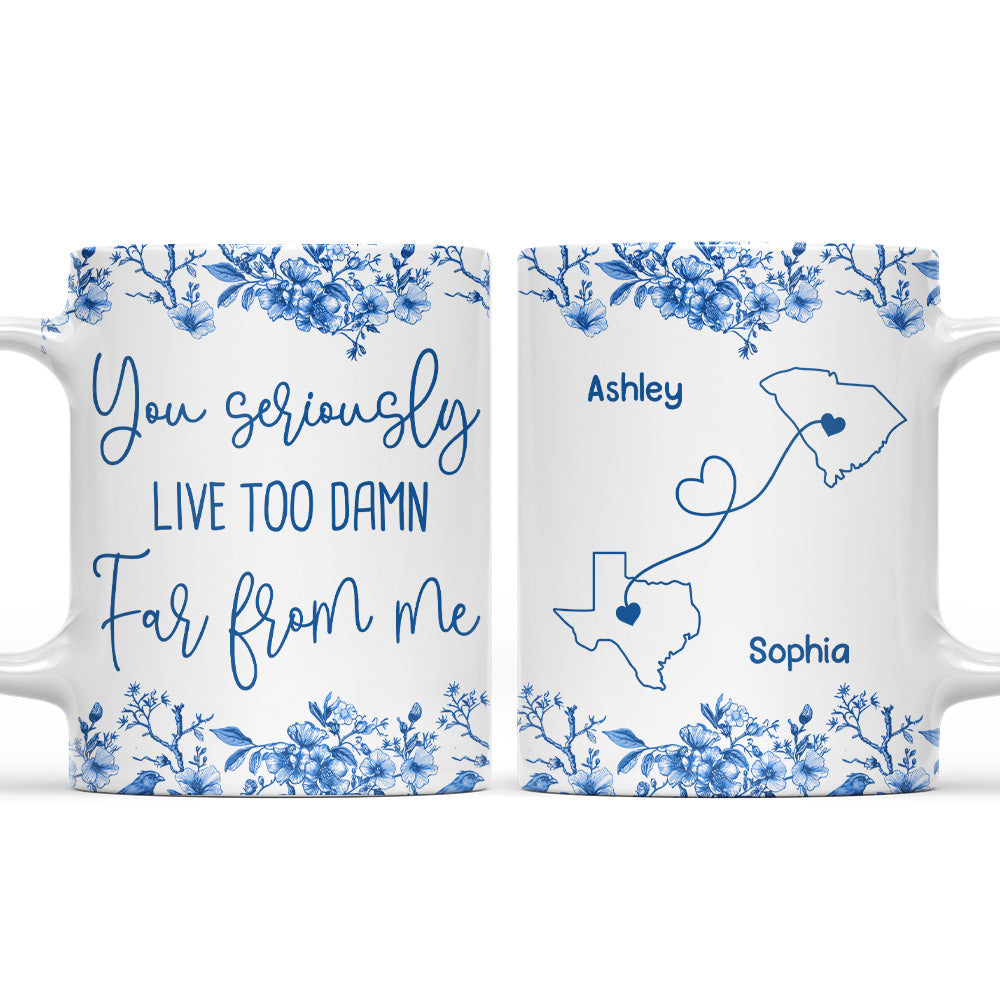 Your Distance Hurts My Soul- Personalized Custom Coffee Mug