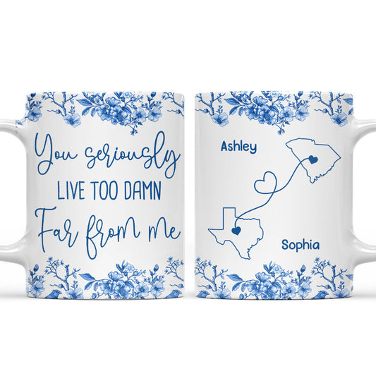 Your Distance Hurts My Soul- Personalized Custom Coffee Mug