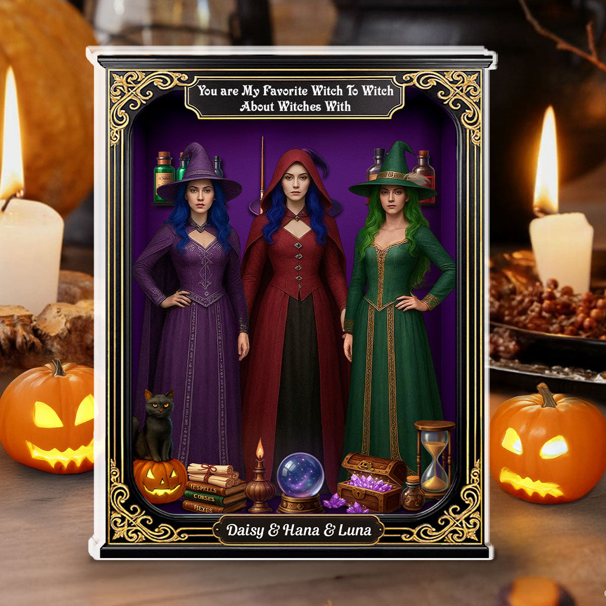 Best Witches - Personalized Custom Acrylic Plaque