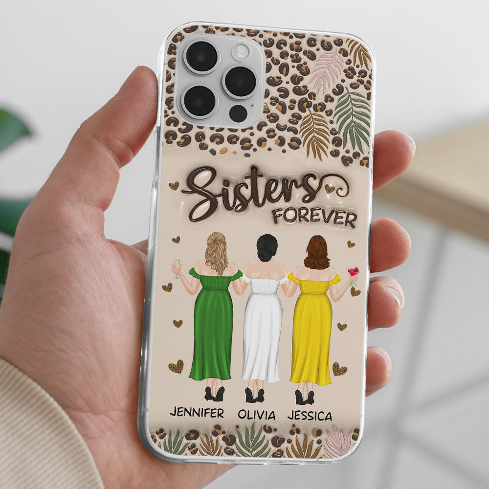 Bestie Forever - Personalized Custom 3D Inflated Effect Phone Case