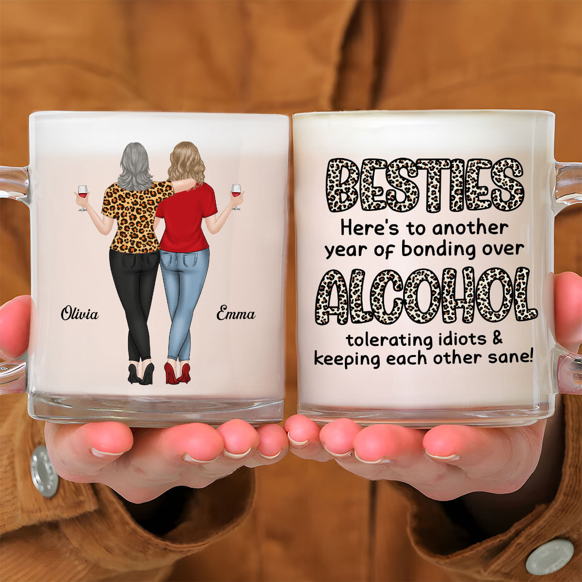Alcohol Tolerating - Personalized Custom Glass Mug