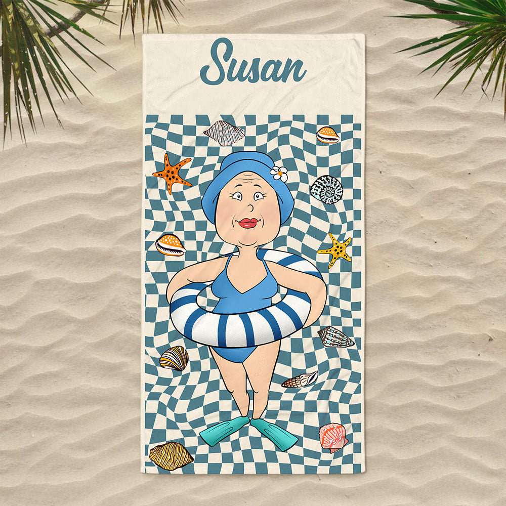 Enjoy Your Summer - Personalized Custom Beach Towel