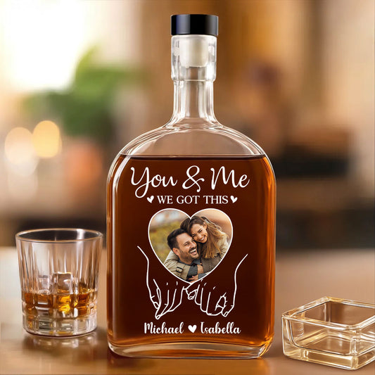 You And Me - Personalized Custom Spirits Decanter