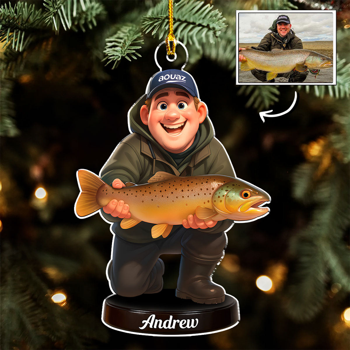 You Are A Reel Legend - Personalized Custom Acrylic Ornament