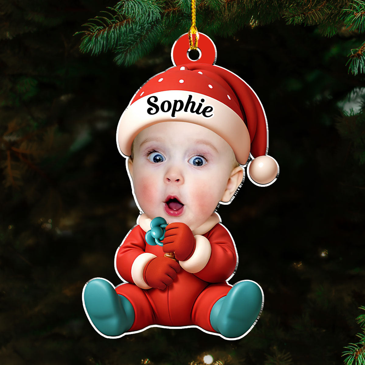 Little Joy Christmas - Personalized Custom Acrylic Ornament