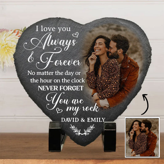 My Rock - Personalized Custom Heart Shaped Stone