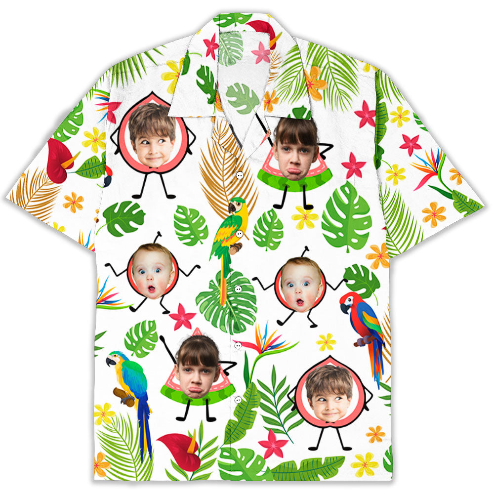 Tropical Fruit Kids - Personalized Custom Hawaiian Shirt