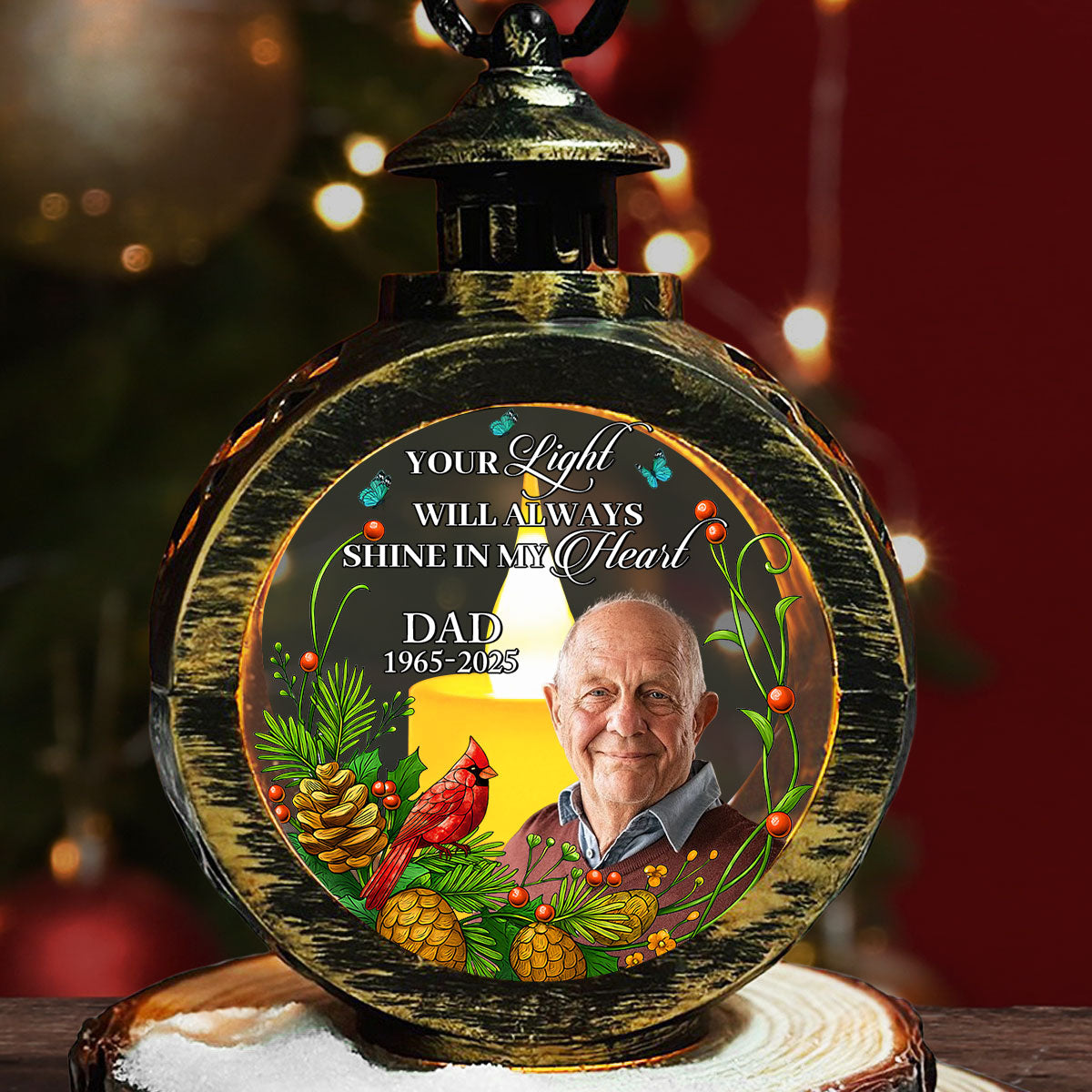 You Light My Heart - Personalized Custom Christmas Lantern