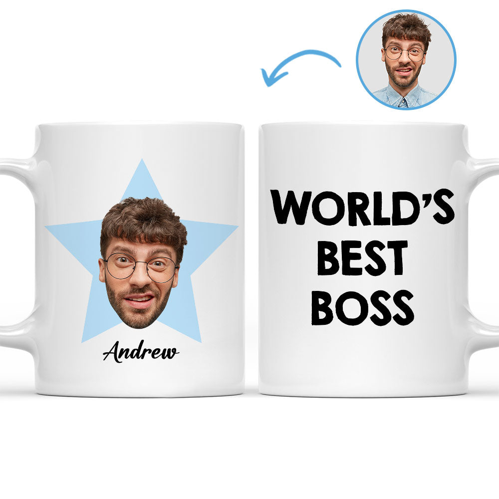 World Best Boss - Personalized Custom Coffee Mug