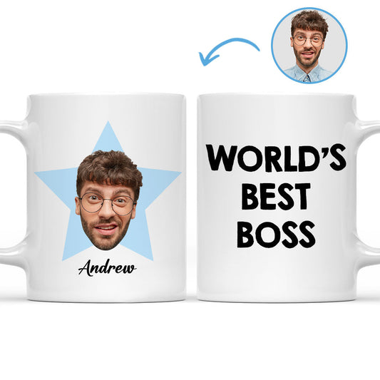 World Best Boss - Personalized Custom Coffee Mug