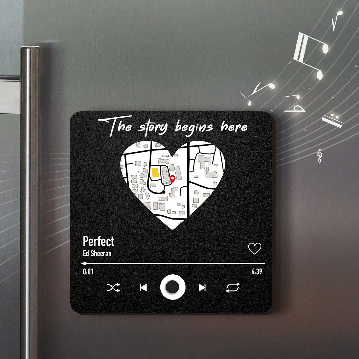 Our Story - Personalized Custom Music Fridge Magnet