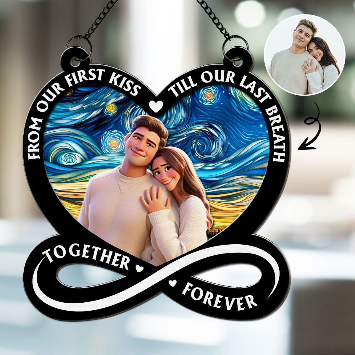 I Am Keeping You - Personalized Custom Suncatcher