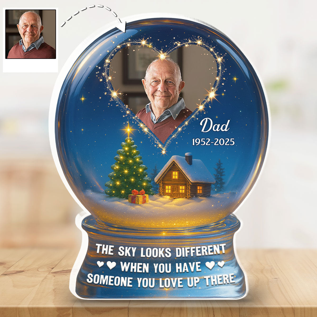 Sky Looks Different - Personalized Custom Acrylic Plaque