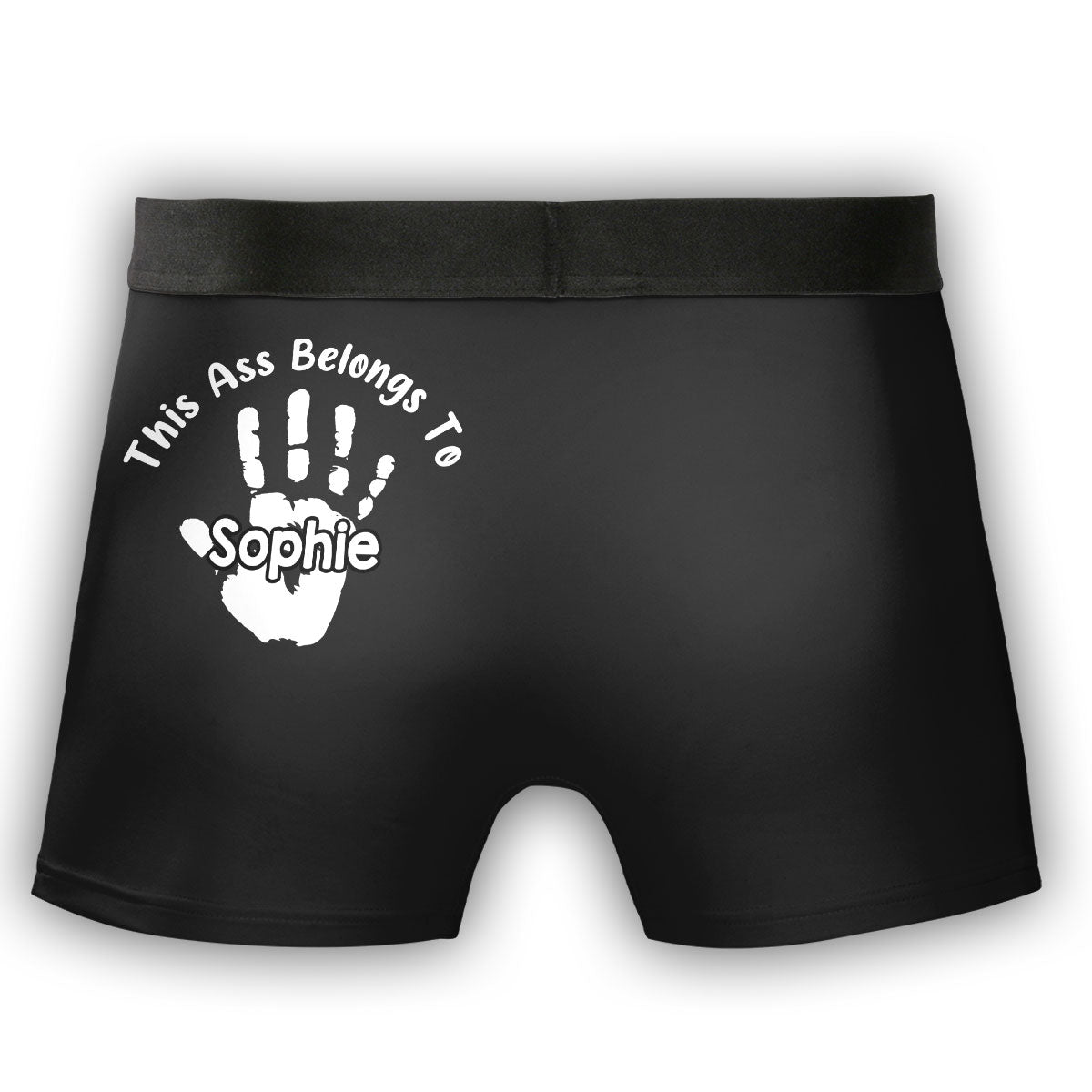 Belongs To My Wife - Personalized Photo Men's Boxer Briefs