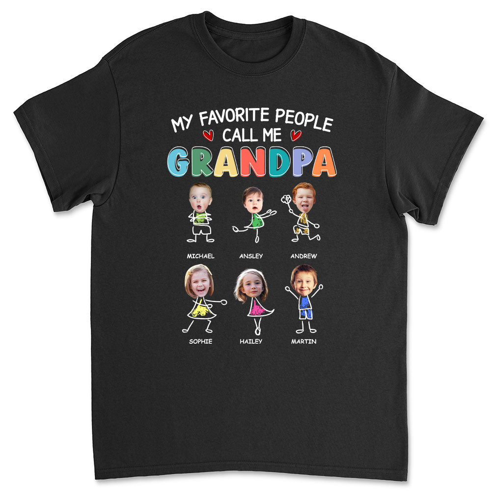 Call Me Grandpa - Personalized Custom Shirt