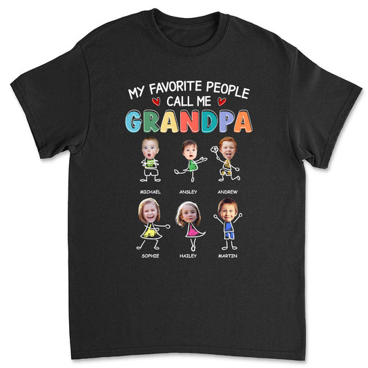 Call Me Grandpa - Personalized Custom Shirt