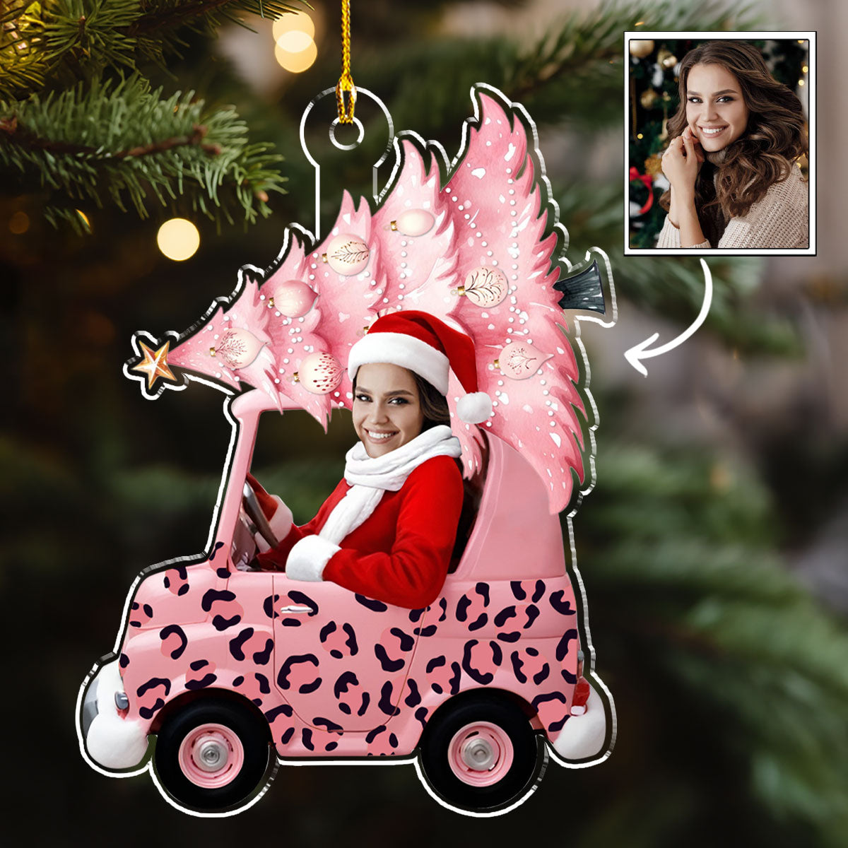 Happy Christmas - Personalized Custom Acrylic Ornament