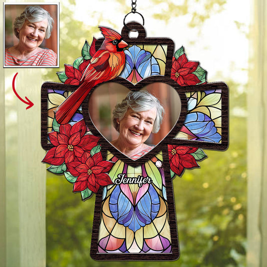 Always Beside You  - Personalized Custom Suncatcher